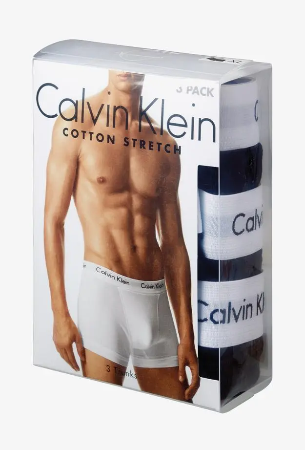 Calvin Klein 3'lü Low Rise Trunks Erkek Siyah Boxer