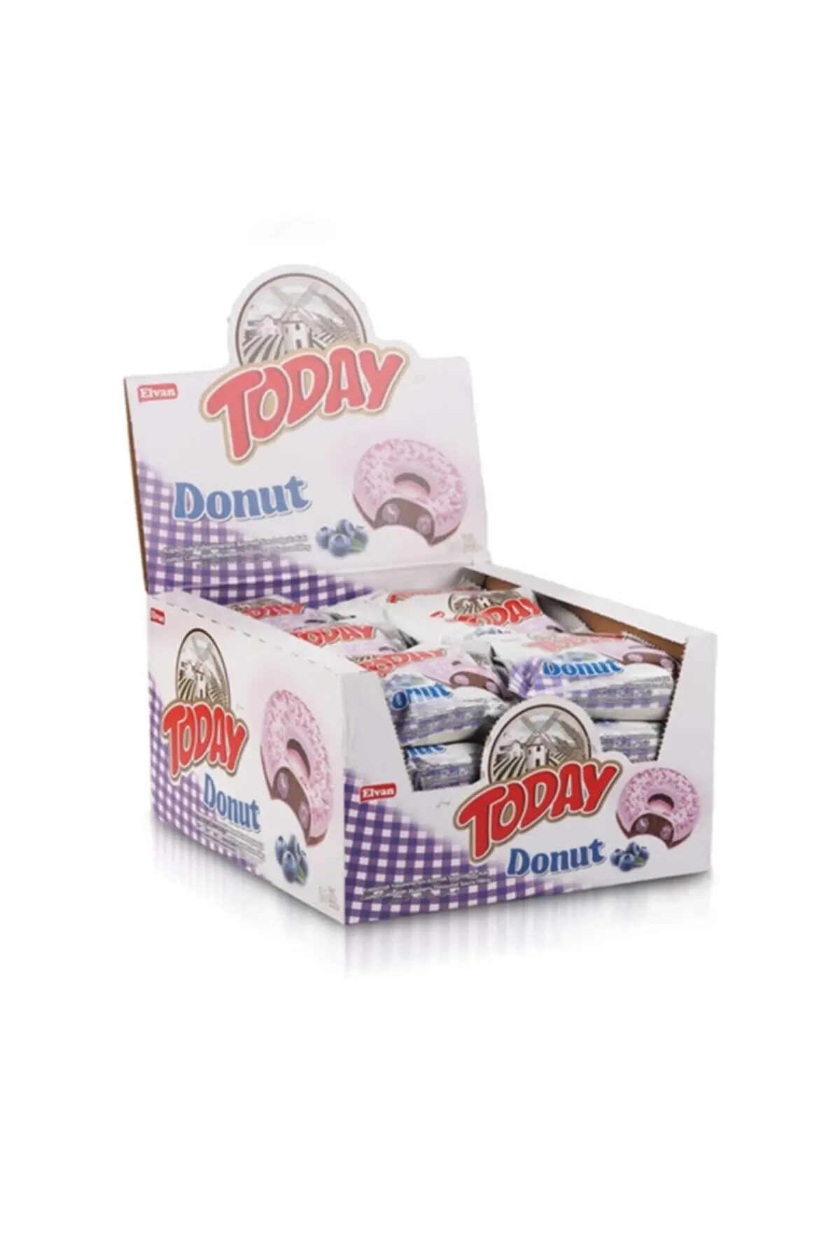 Today Donut Kek Yabanmersinli 40Gr. 24 Adet (1 Kutu)