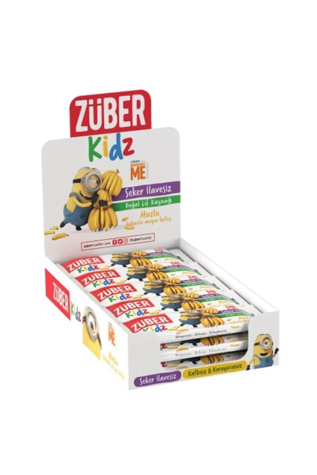 Züber Kidz Meyve Bar Muzlu Ve Kakaolu 30g X 16 Adet