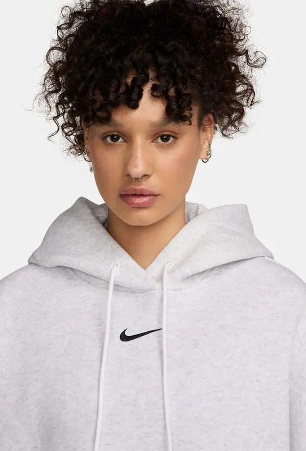 Nike Sportswear Phoenix Fleece Kadın Beyaz Sweatshirt