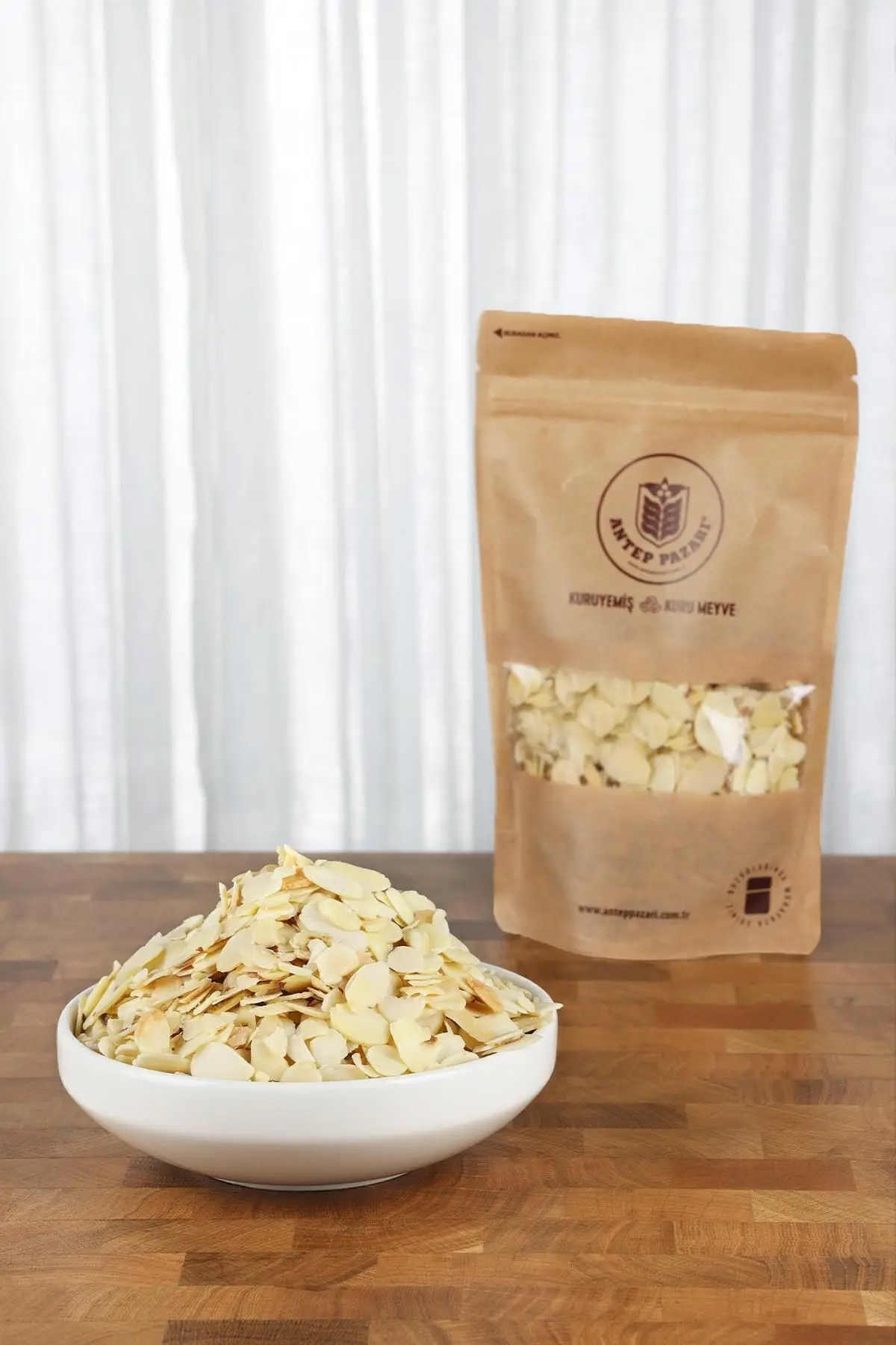 Antep Pazarı File Badem (YERLİ) 200 gr