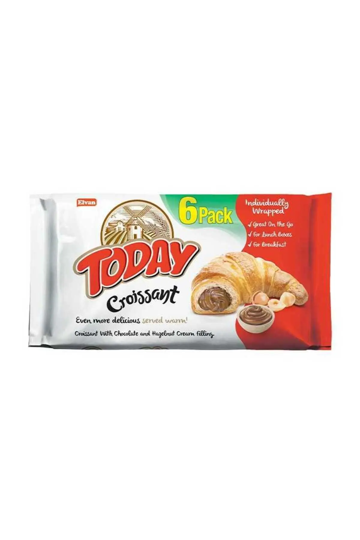 Today Kruvasan Çikolatalı 40 Gr. 6 Adet (1 KUTU)