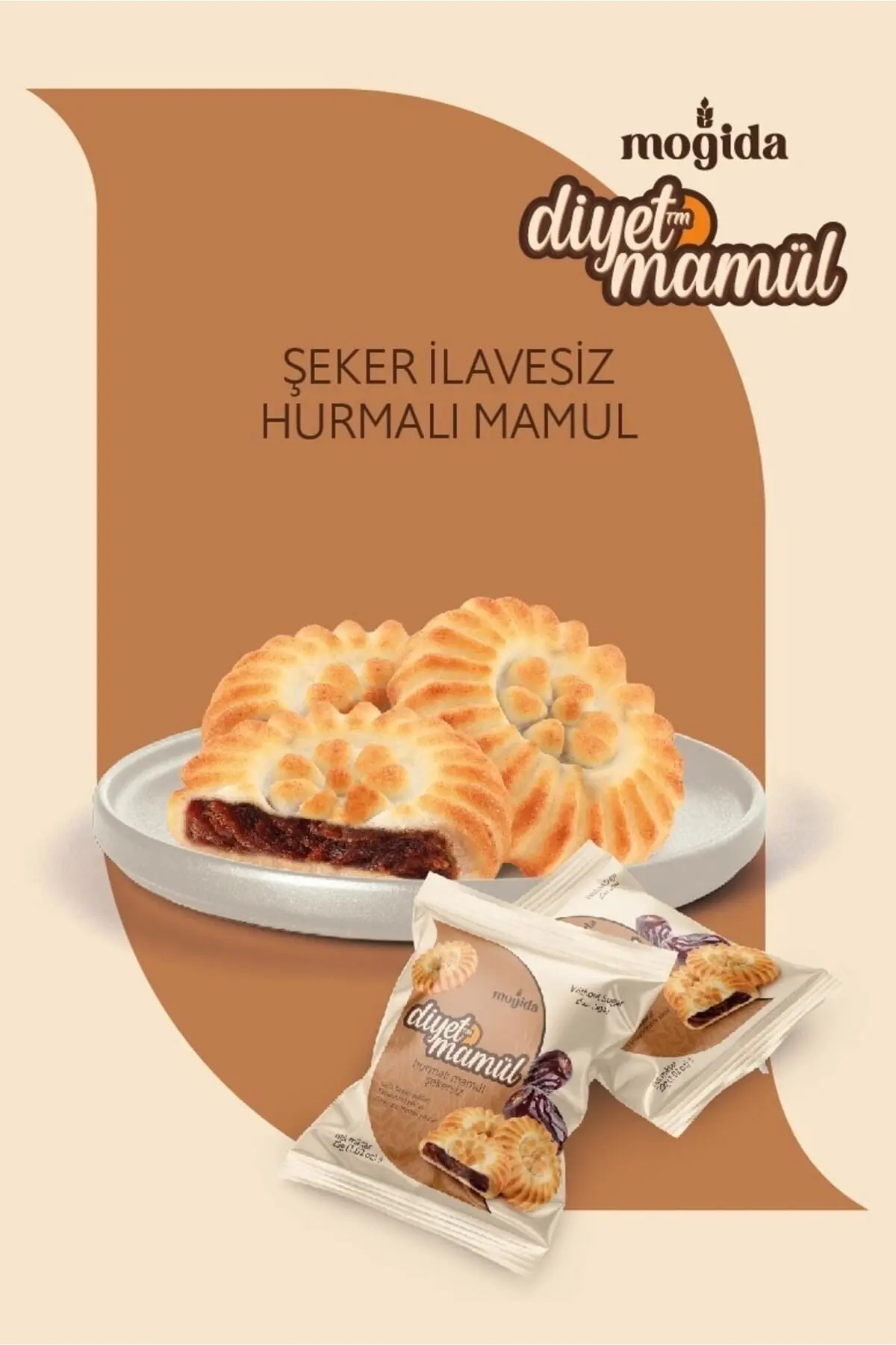 Diyet Mamül Şekersiz Atıştırmalık 3 Kutu = 36 Adet Mamül