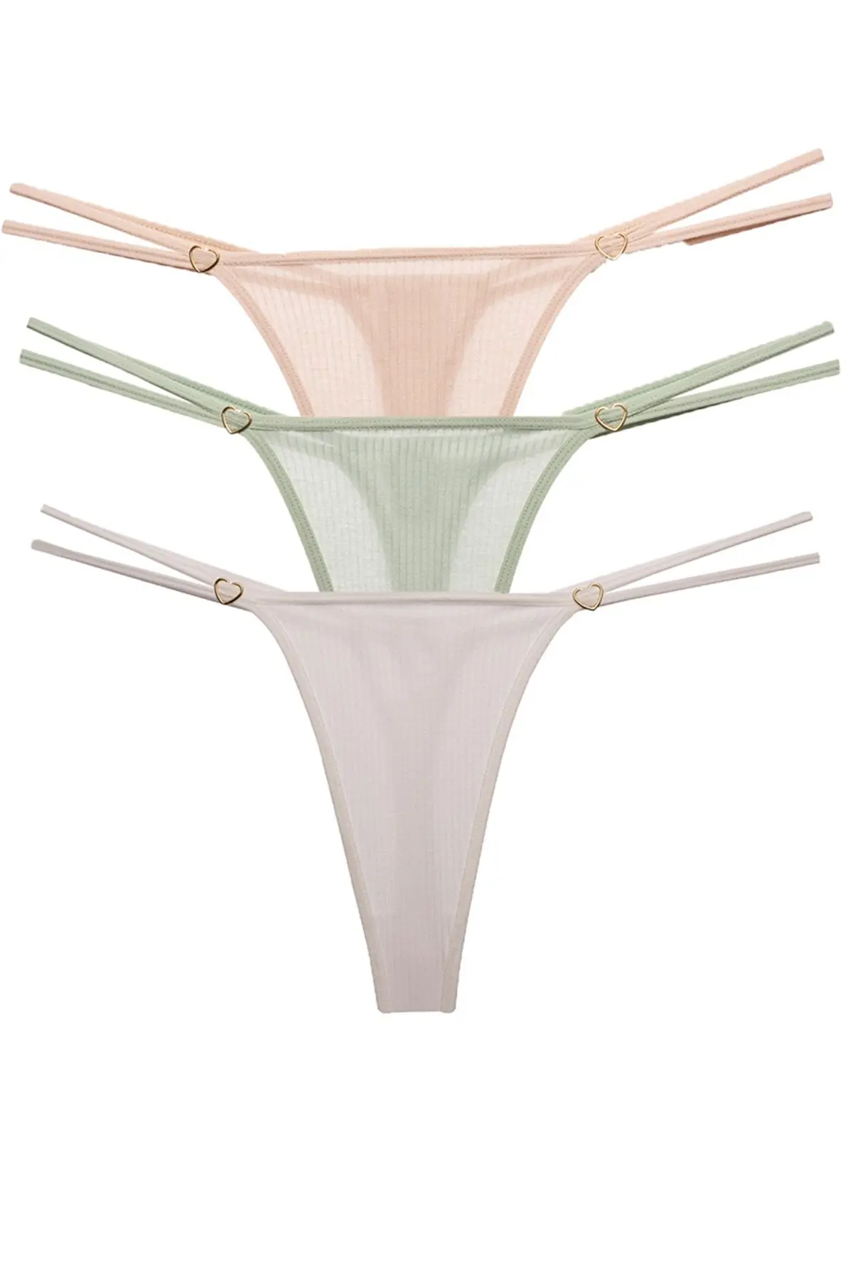 Vanilya Secret İpli Tanga Pamuk 3'Lü Paket