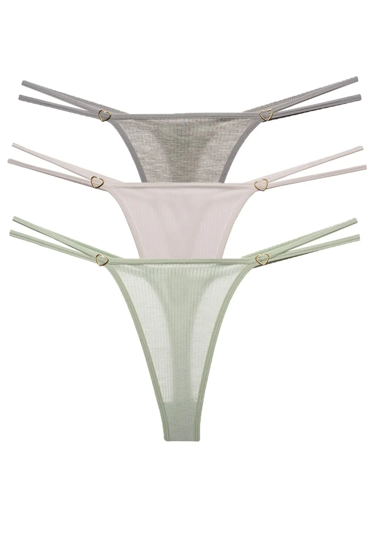 Vanilya Secret İpli Tanga Pamuk 3'Lü Paket