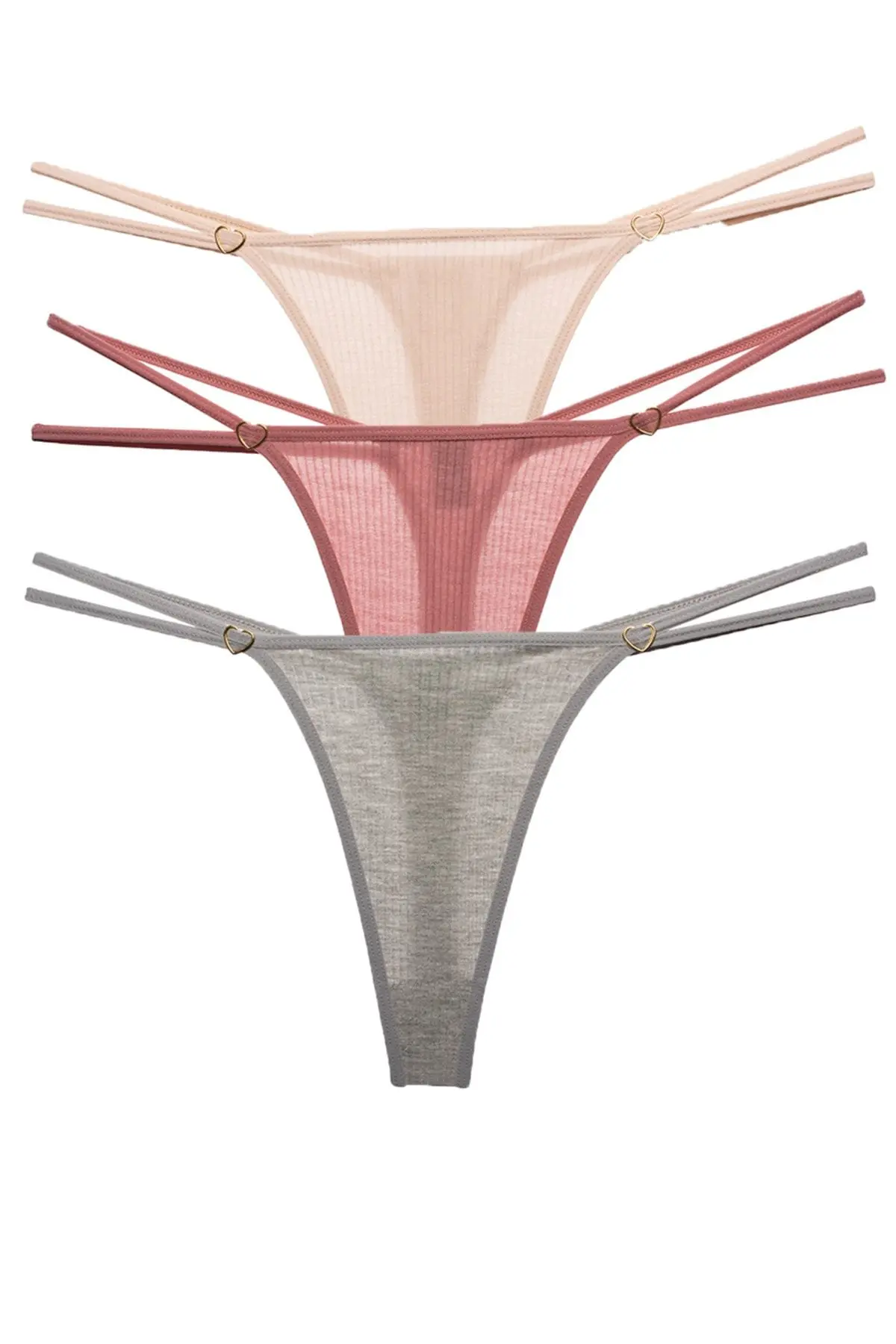 Vanilya Secret İpli Tanga Pamuk 3'Lü Paket