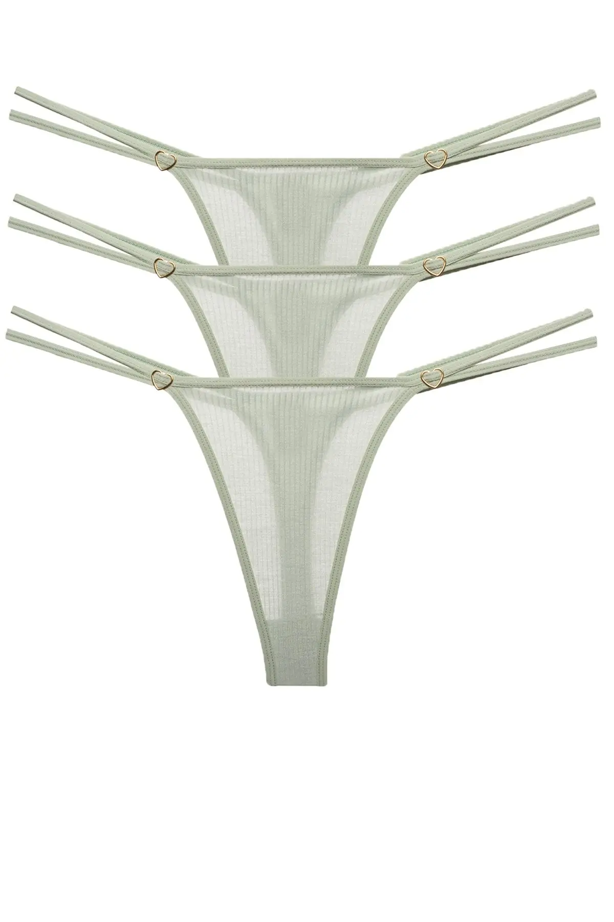 Vanilya Secret İpli Tanga Pamuk 3'Lü Paket