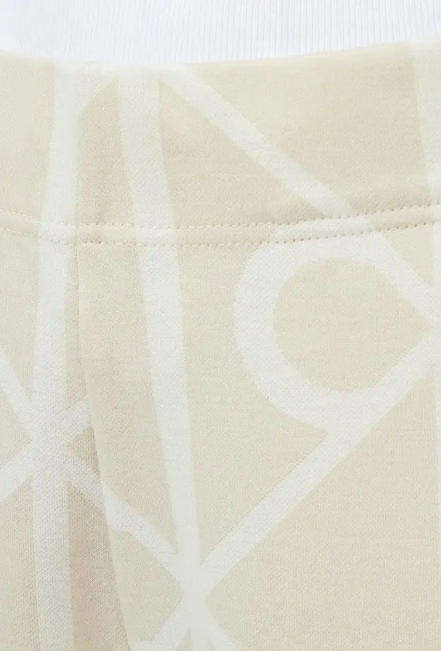 Calvin Klein Emblem Jacquard Kadın Haki Eşofman Altı