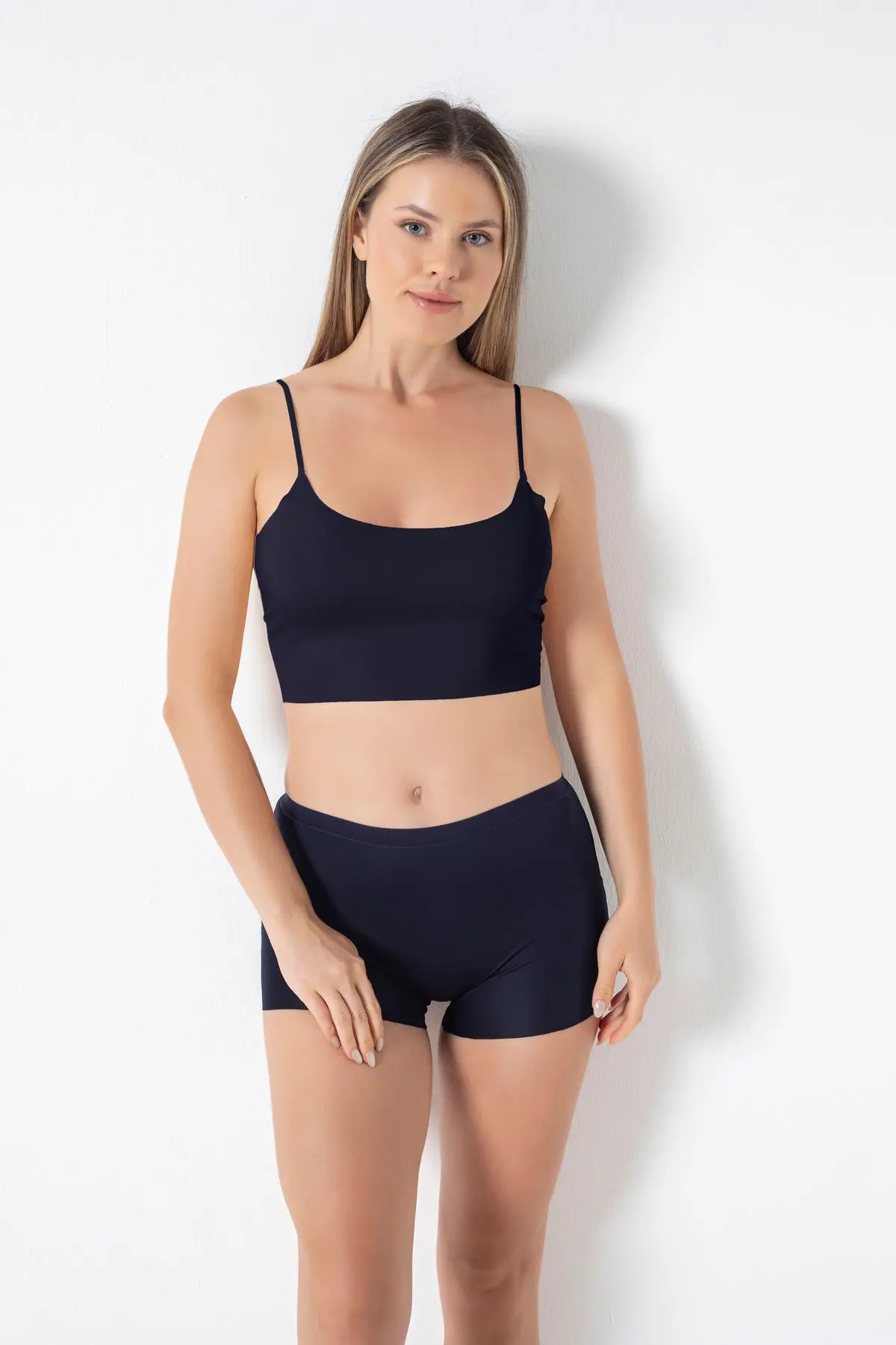 Miss Blue Moon Basic Lazer Kesim Dikişsiz Kadın Boxer/şort 2400