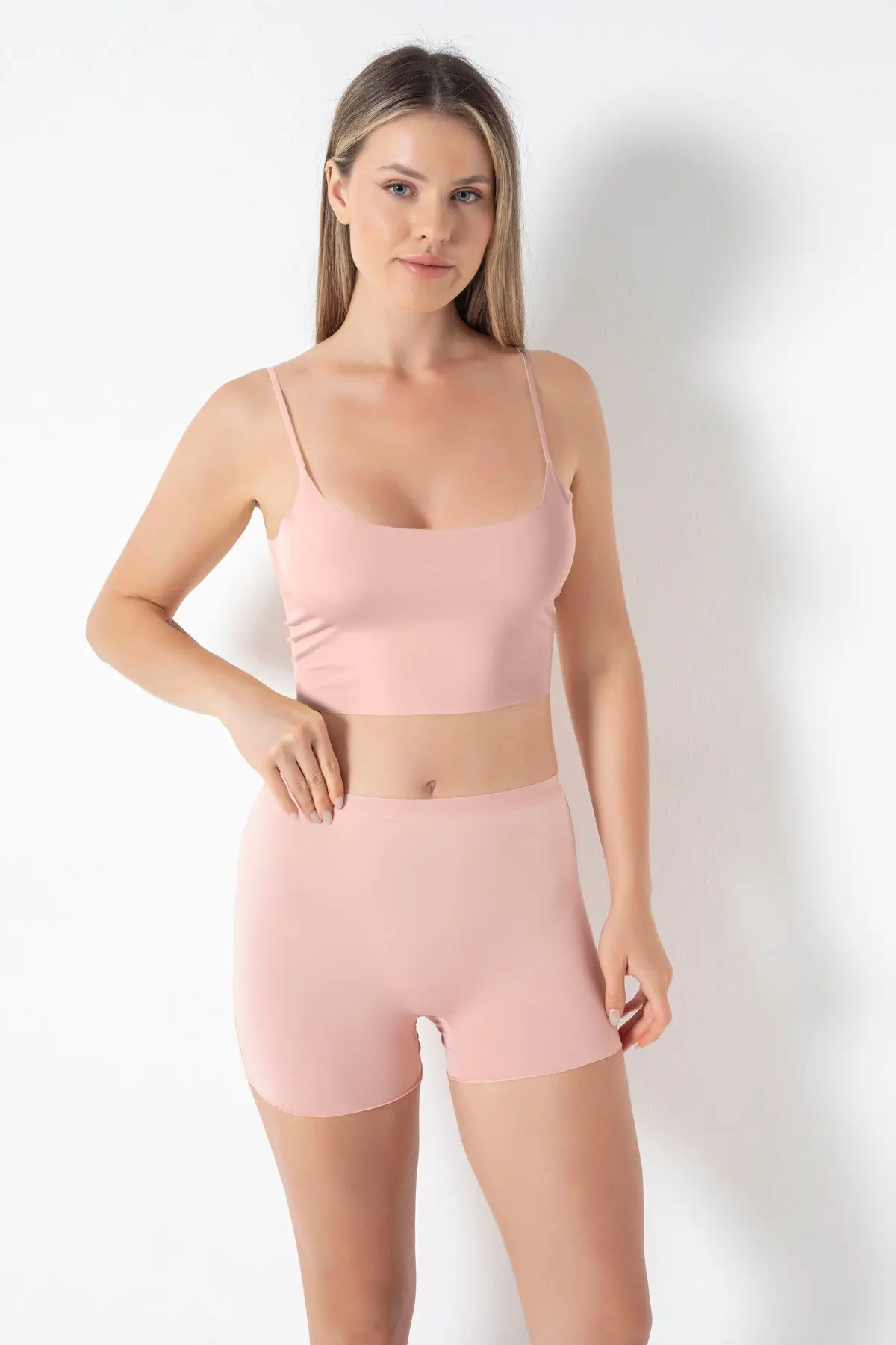 Miss Blue Moon Basic Lazer Kesim Dikişsiz Kadın Boxer/şort 2400