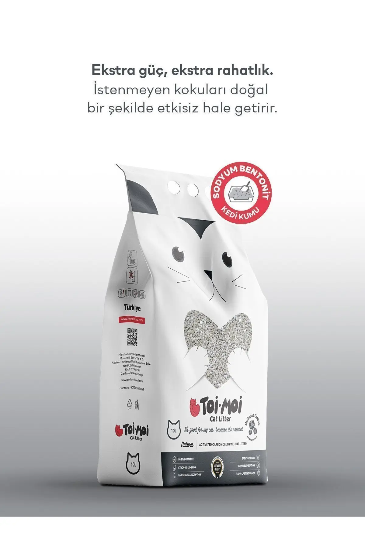 20 Kg Aktif Karbonlu Kedi Kumu (2X10KG)