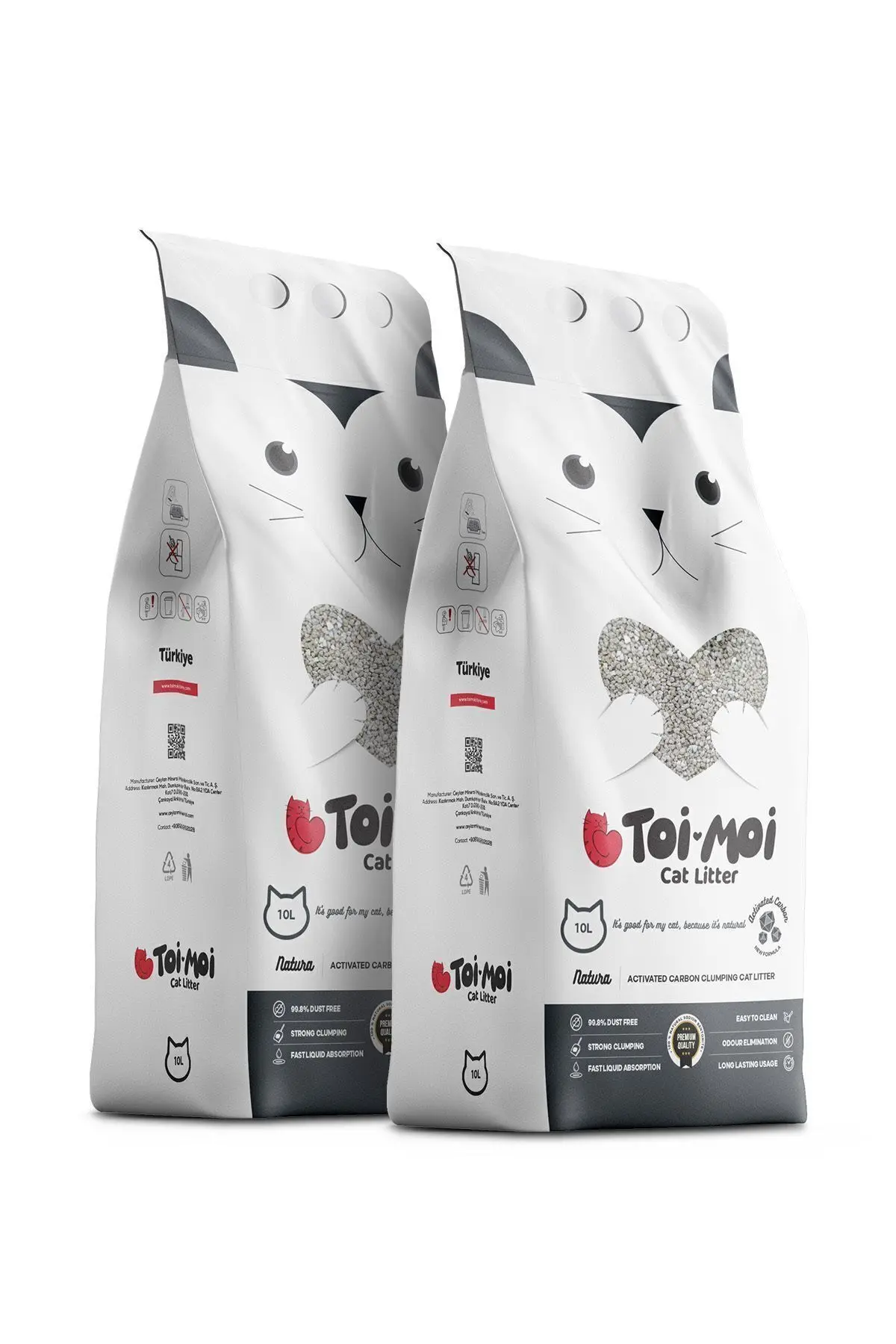 20 Kg Aktif Karbonlu Kedi Kumu (2X10KG)