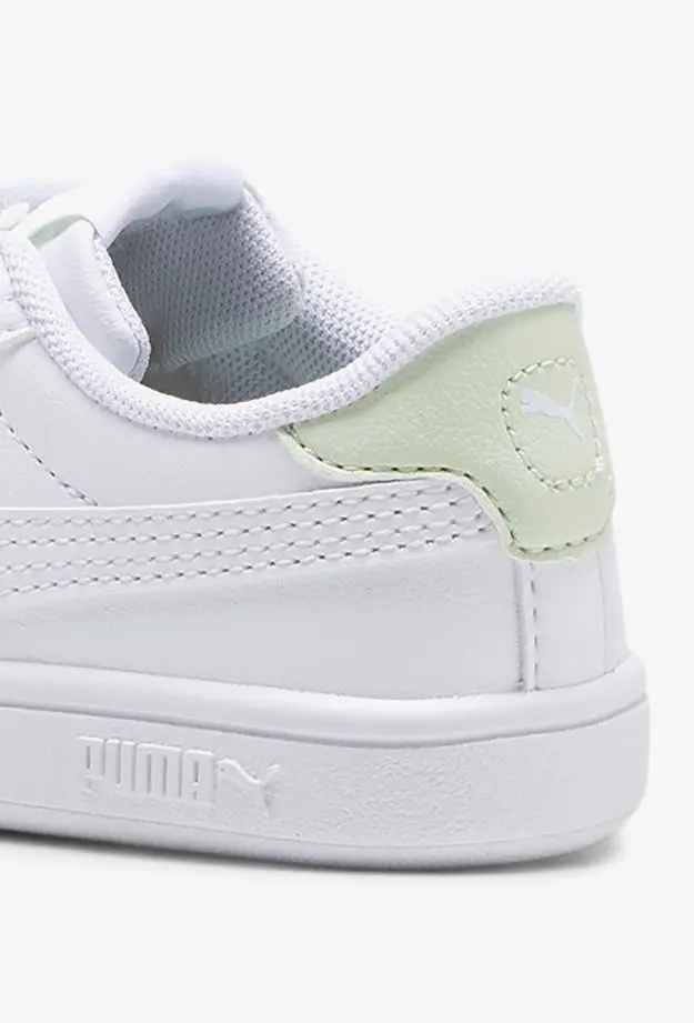 Puma Smash 3.0 Badges Bebek Beyaz Spor Ayakkabı