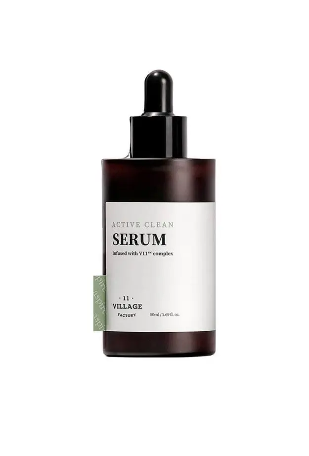 Village 11 Factory Village 11 Factory Active Clean Serum 50ml - Gözenek Sıkılaştırıcı Arındırıcı Peeling Etkili AHA & BHA Serum
