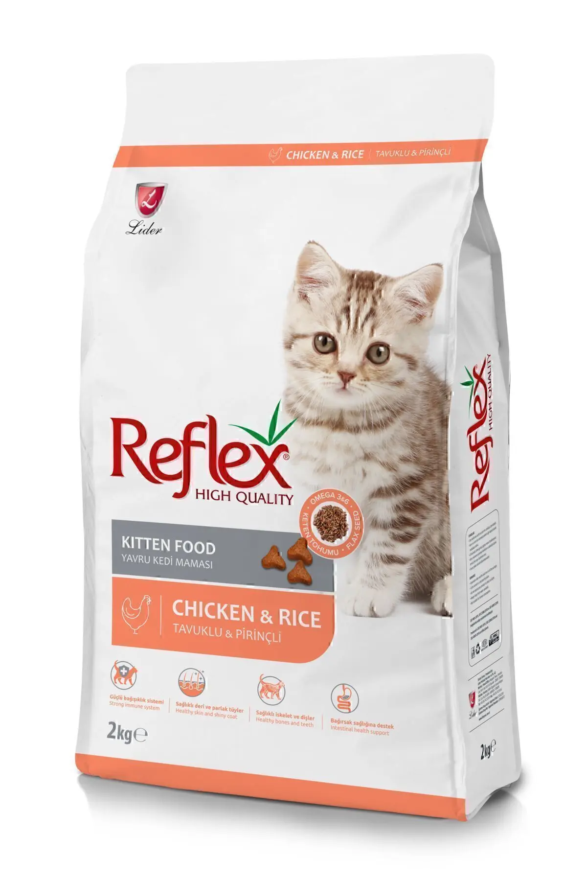 Kitten Tavuklu Ve Pirinçli Yavru Kedi Maması 2 Kg