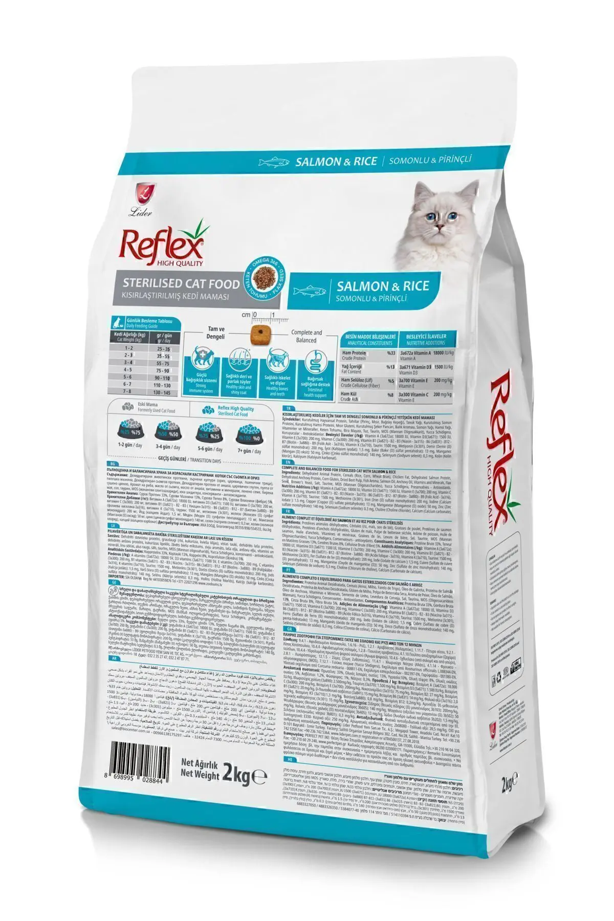 Somonlu Kısırlaştırılmış Kedi Maması 2kg