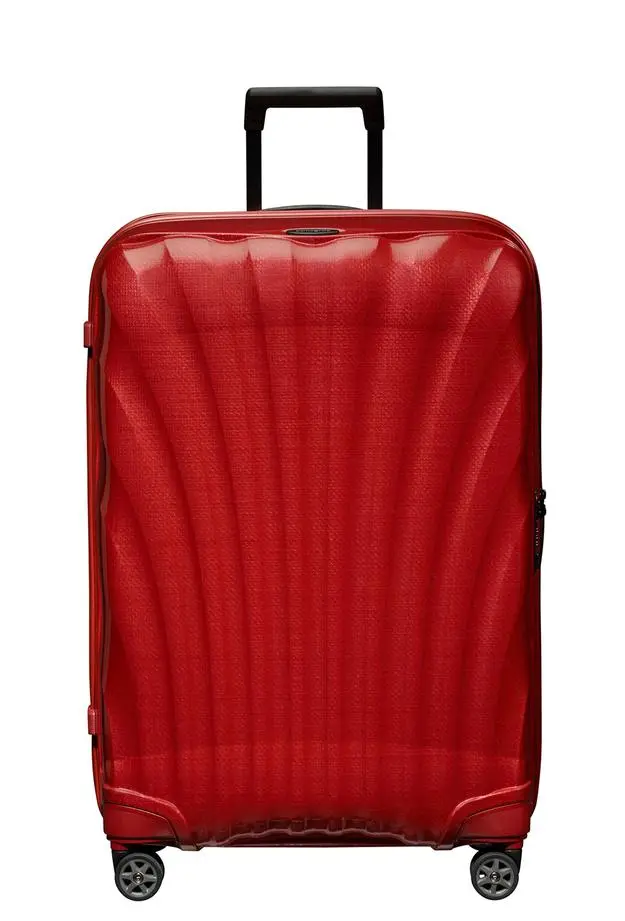 Samsonite C-Lite - Spinner Kırmızı 4 Tekerlekli Büyük Boy Valiz 75cm