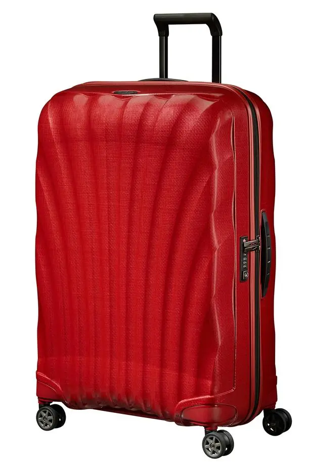 Samsonite C-Lite - Spinner Kırmızı 4 Tekerlekli Büyük Boy Valiz 75cm