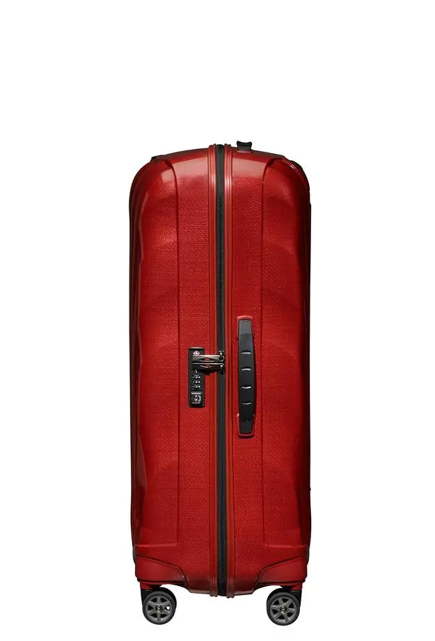 Samsonite C-Lite - Spinner Kırmızı 4 Tekerlekli Büyük Boy Valiz 75cm