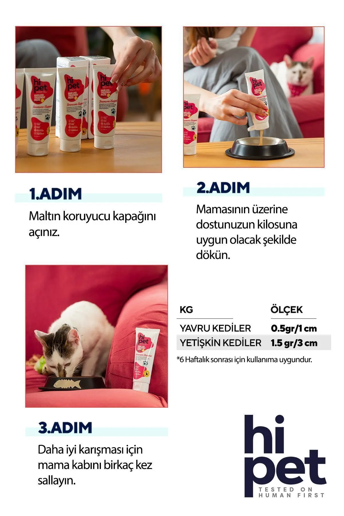 Tüy Dökülme Engelleyici Kedi Maltı