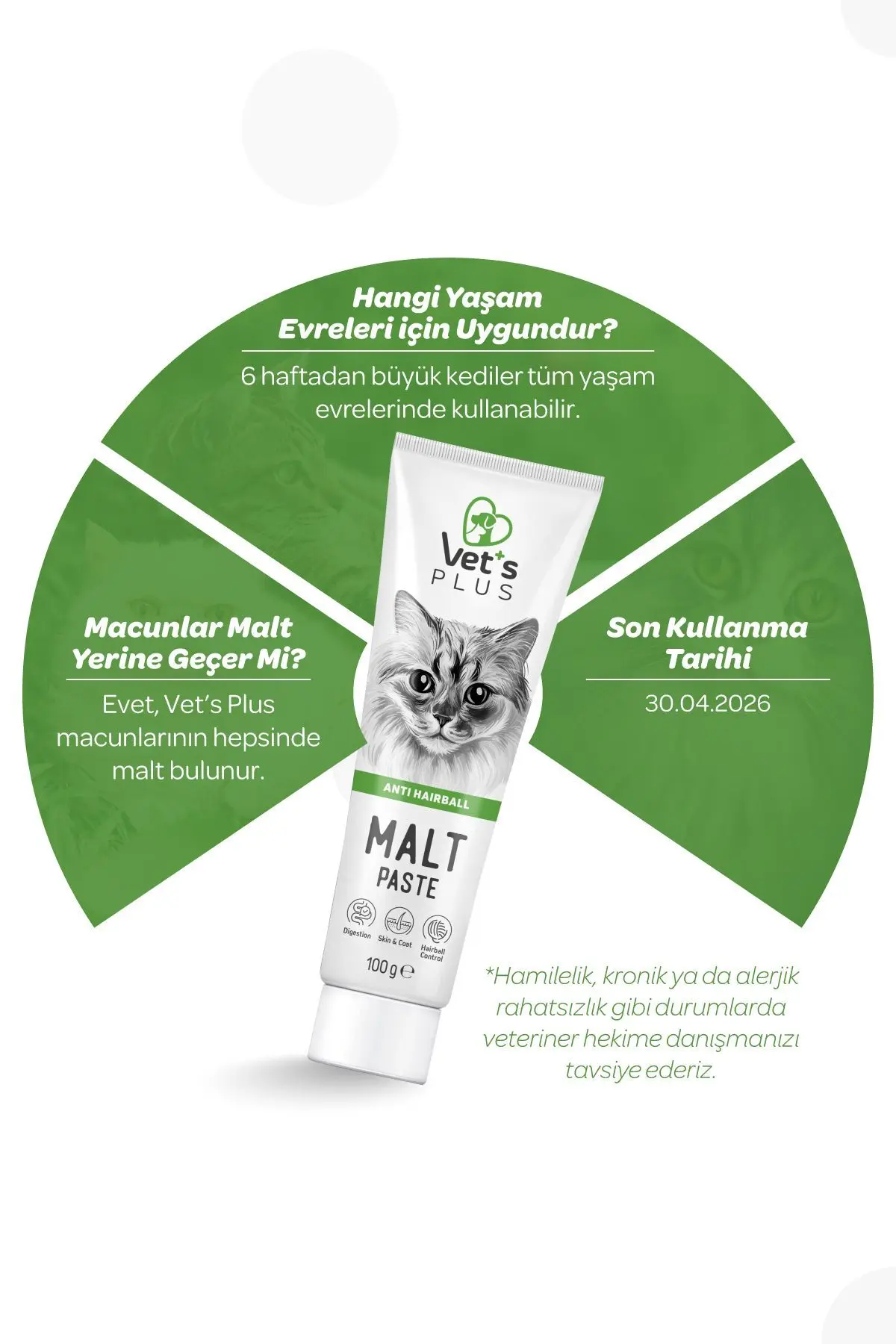 Anti-hairball Malt Macun 100gr (TÜY YUMAĞI ÖNLEYİCİ)