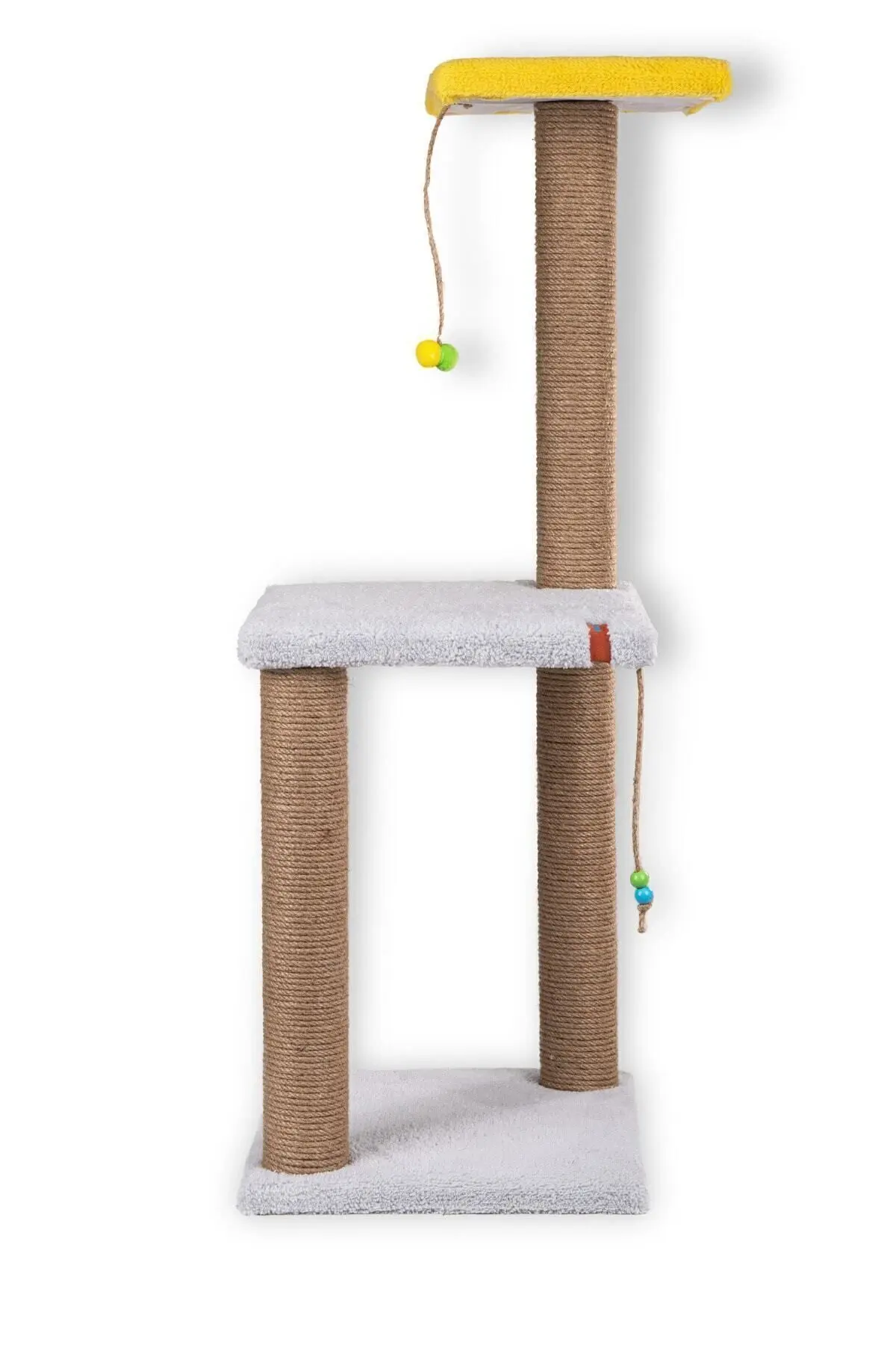 82cm Gri Iki Katlı Kedi Tırmalama Tahtası Catnipli Tırmalama Tahtası