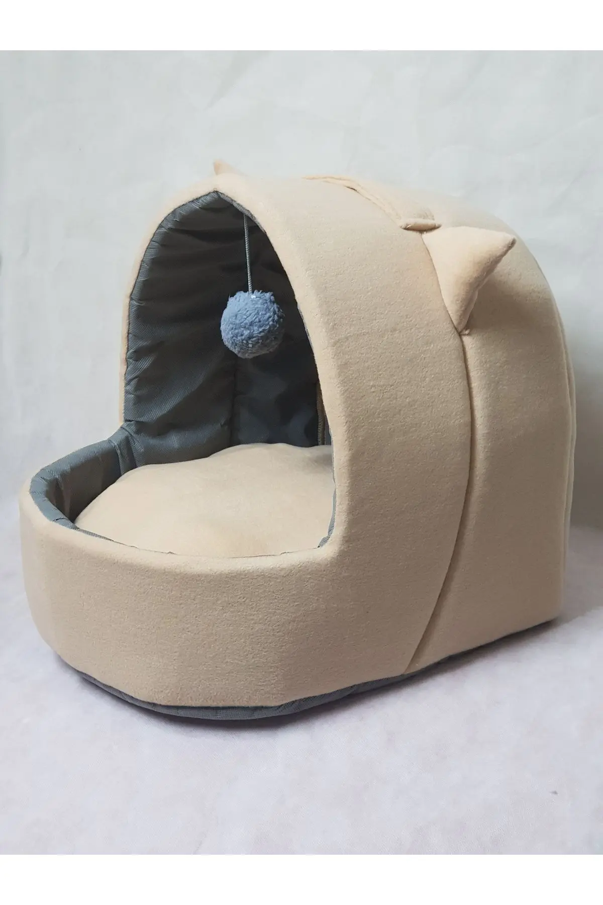 Kedi Köpek Yatağı Yuvası Yıkanabilir Kulaklı Neroplrklk2024101