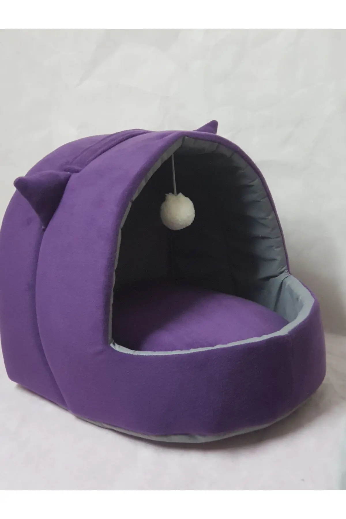 Kedi Köpek Yatağı Yuvası Yıkanabilir Kulaklı Neroplrklk2024101
