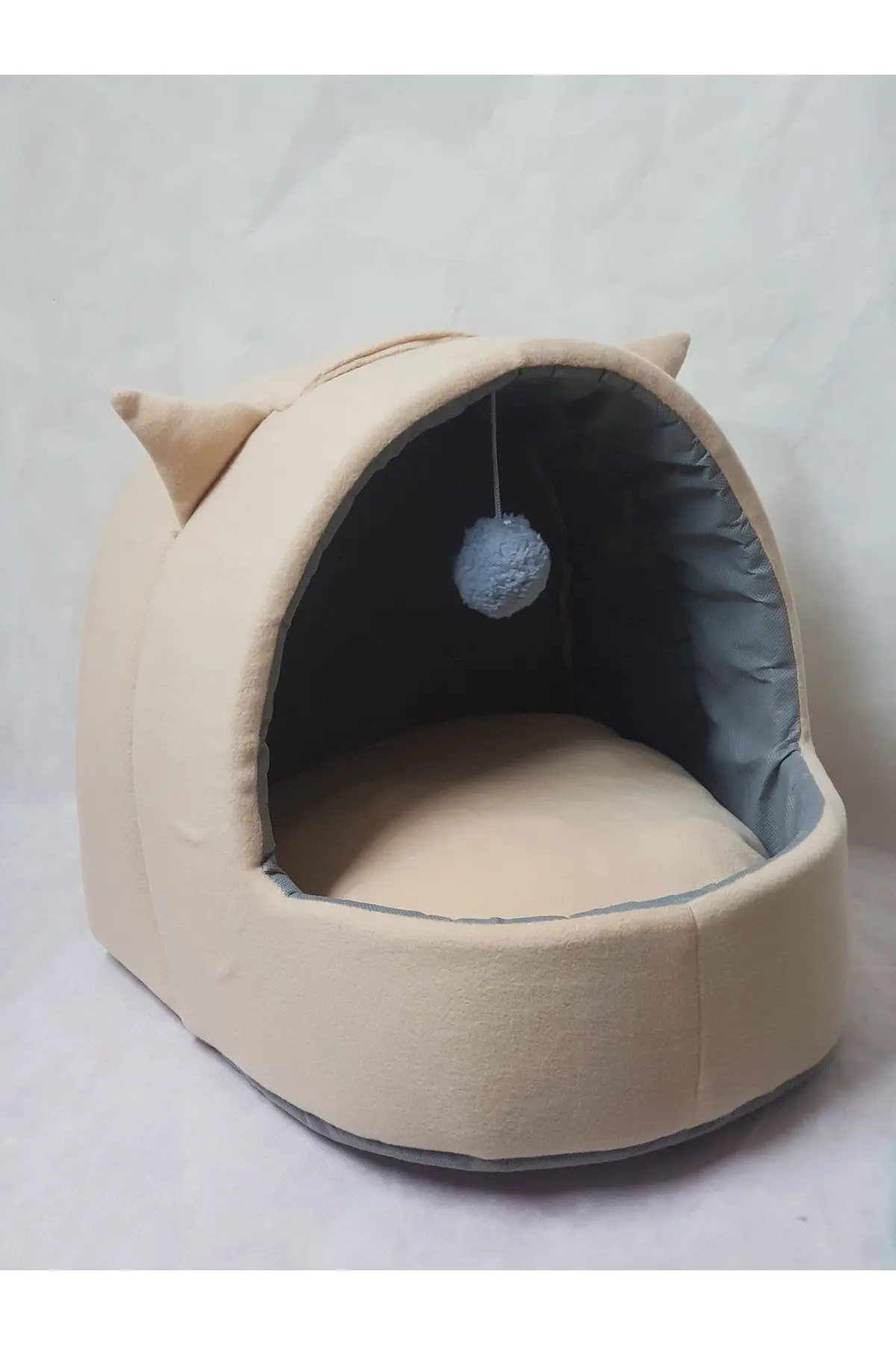 Nerotex Kedi Köpek Yatağı Yuvası Yıkanabilir Kulaklı Neroplrklk2024101