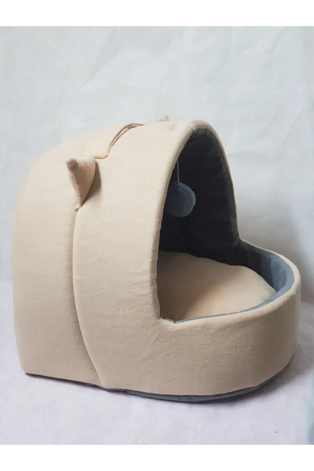Kedi Köpek Yatağı Yuvası Yıkanabilir Kulaklı Neroplrklk2024101