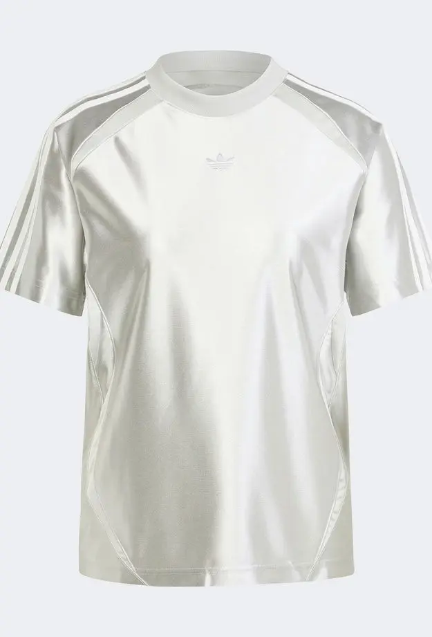 adidas Adicolor Teamgeist Kadın Gri T-Shirt