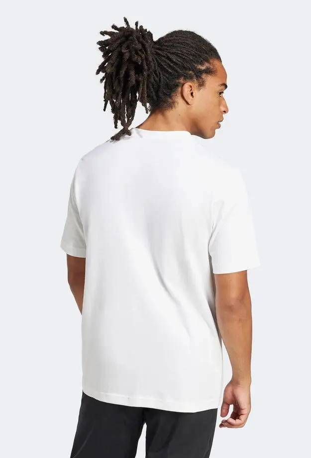adidas Lounge Slides Graphic Erkek Beyaz T-Shirt