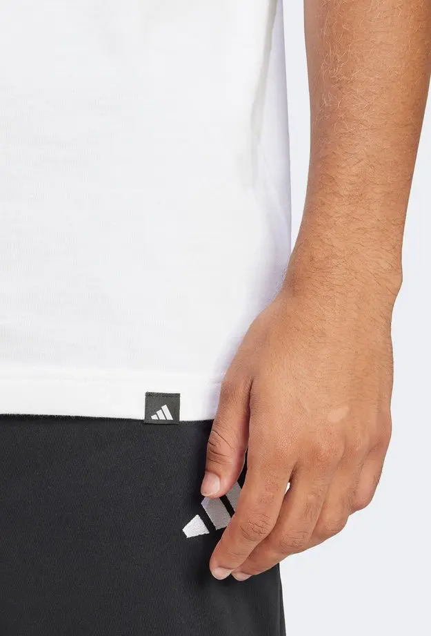adidas Lounge Slides Graphic Erkek Beyaz T-Shirt