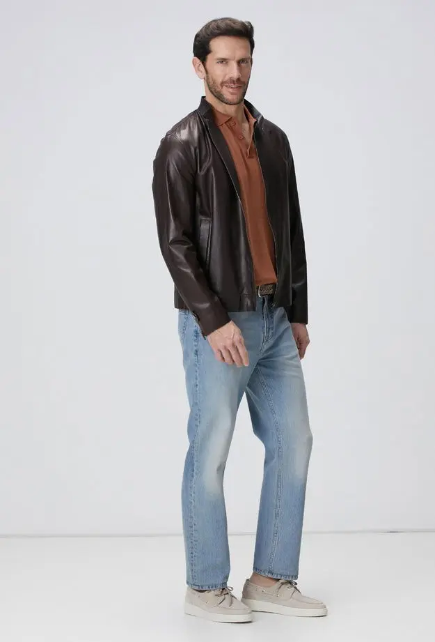 Network Erkek Limited Kahverengi Deri Mont