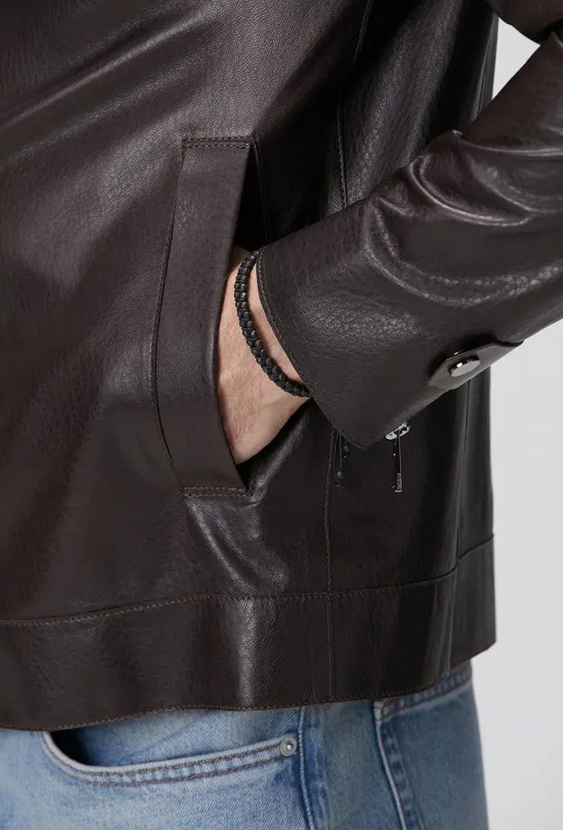 Network Erkek Limited Kahverengi Deri Mont