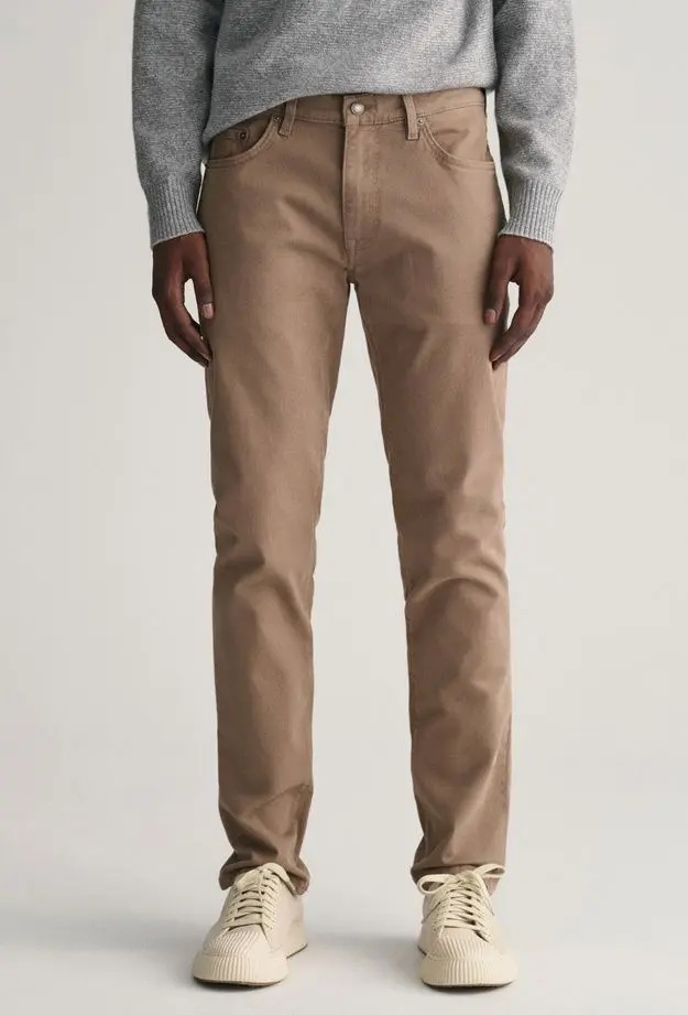 GANT Erkek Kahverengi Slim Fit Jean
