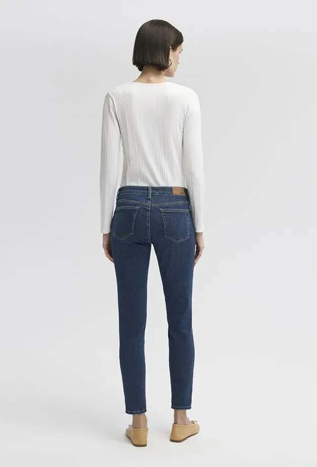 Mavi Ada Casual Vintage Koyu Mavi Jean Pantolon 1020535596