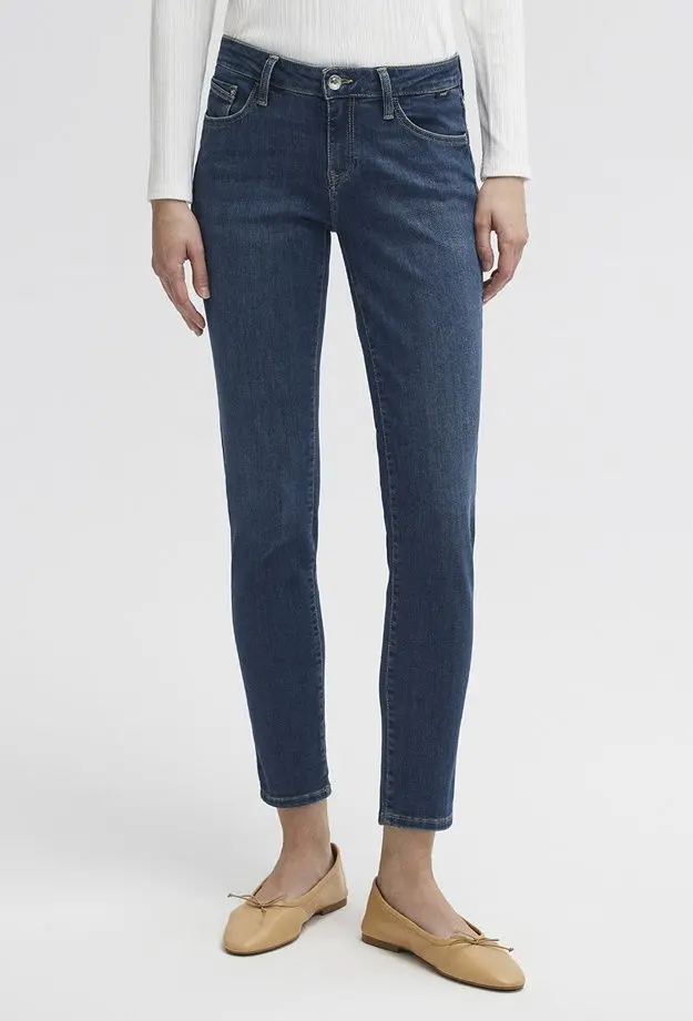 Mavi Ada Casual Vintage Koyu Mavi Jean Pantolon 1020535596