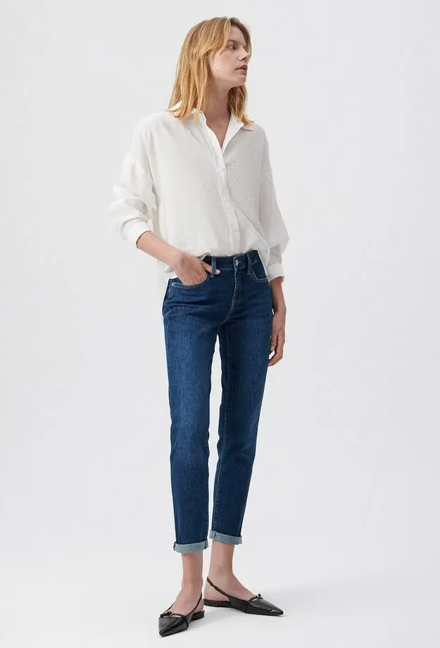 Mavi Ada Koyu Mavi Vintage Jean Pantolon 1020535596