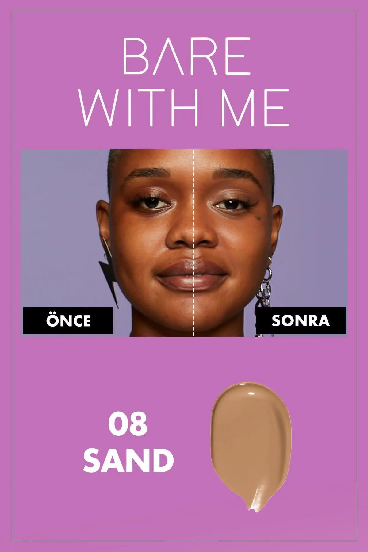 Bare With Me Kapatıcı Serum 08 Sand