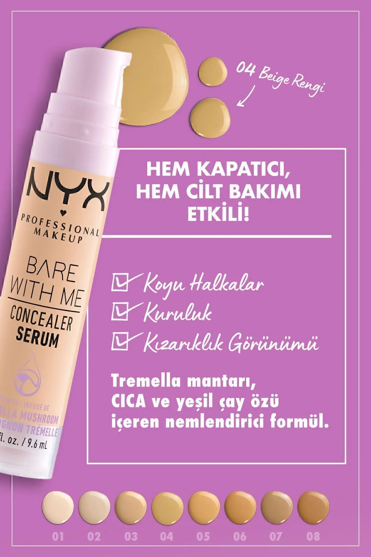 Bare With Me Kapatıcı Serum 04 Beige