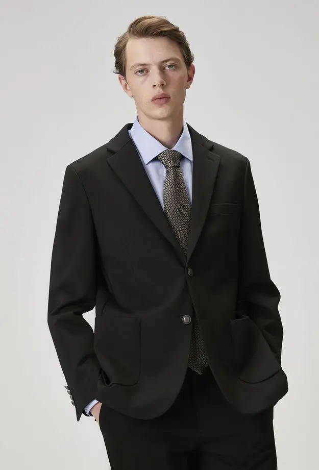 Beymen Club Beymen Club Erkek Siyah Örme Blazer