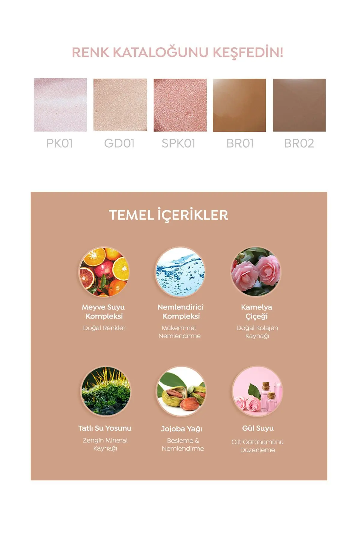 Kolay Uygulanılabilen Kalıcı Likit Kontür Juicy-pang Water Bronzer (BR01)