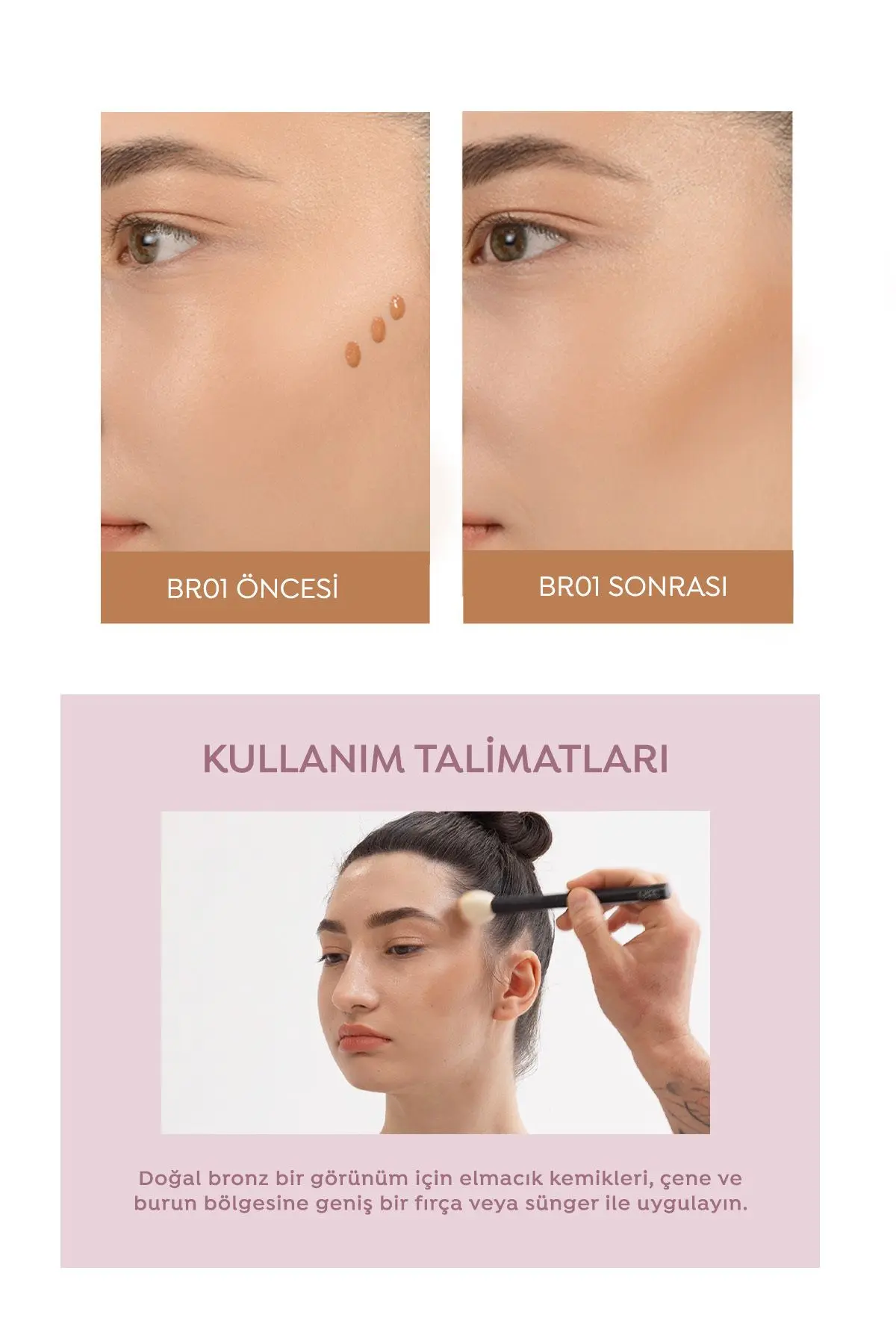 Kolay Uygulanılabilen Kalıcı Likit Kontür Juicy-pang Water Bronzer (BR01)