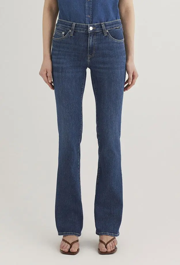 Mavi Molly Casual Vintage Koyu Mavi Jean Pantolon 1013683047