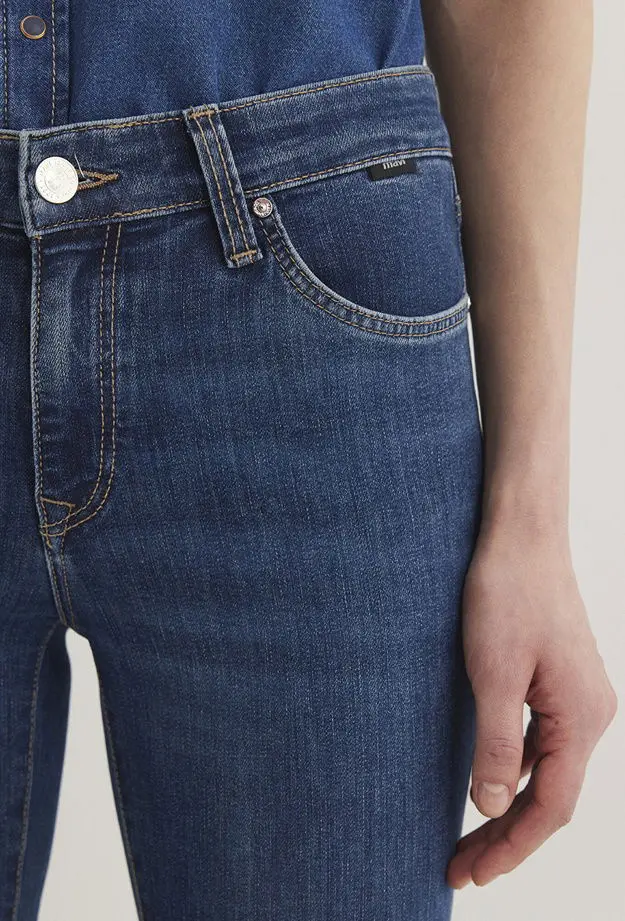 Mavi Molly Casual Vintage Koyu Mavi Jean Pantolon 1013683047