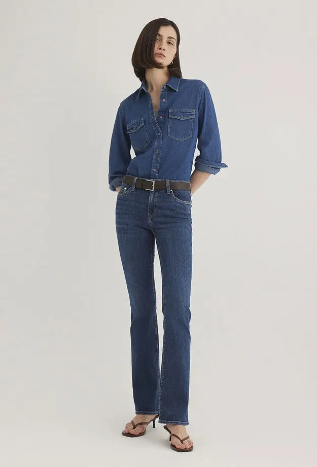 Mavi Mavi Molly Casual Vintage Koyu Mavi Jean Pantolon 1013683047