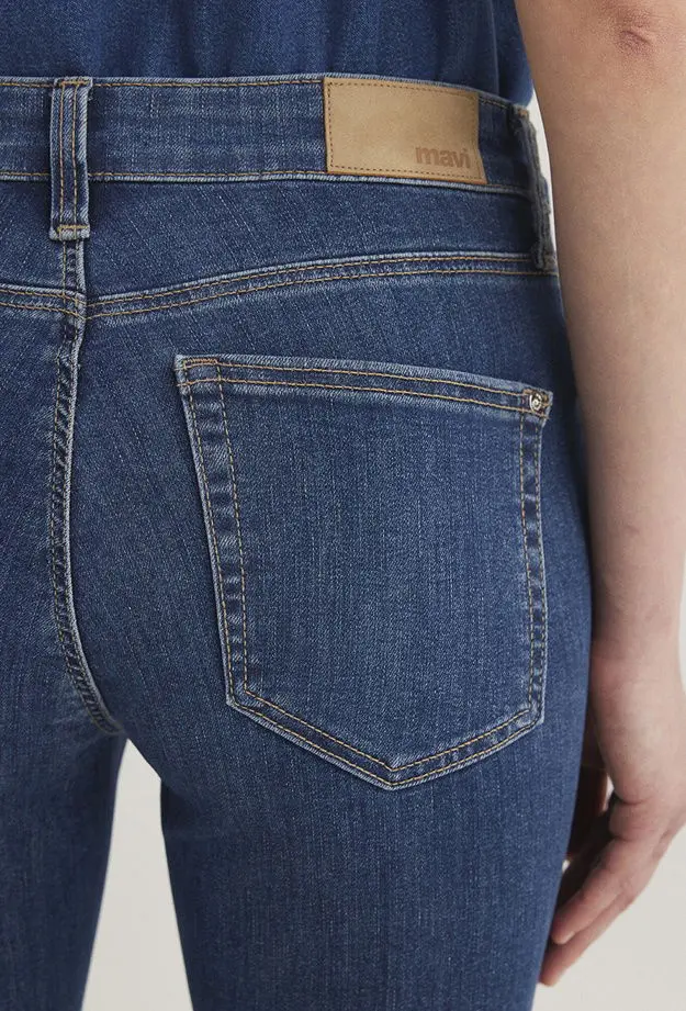 Mavi Molly Casual Vintage Koyu Mavi Jean Pantolon 1013683047