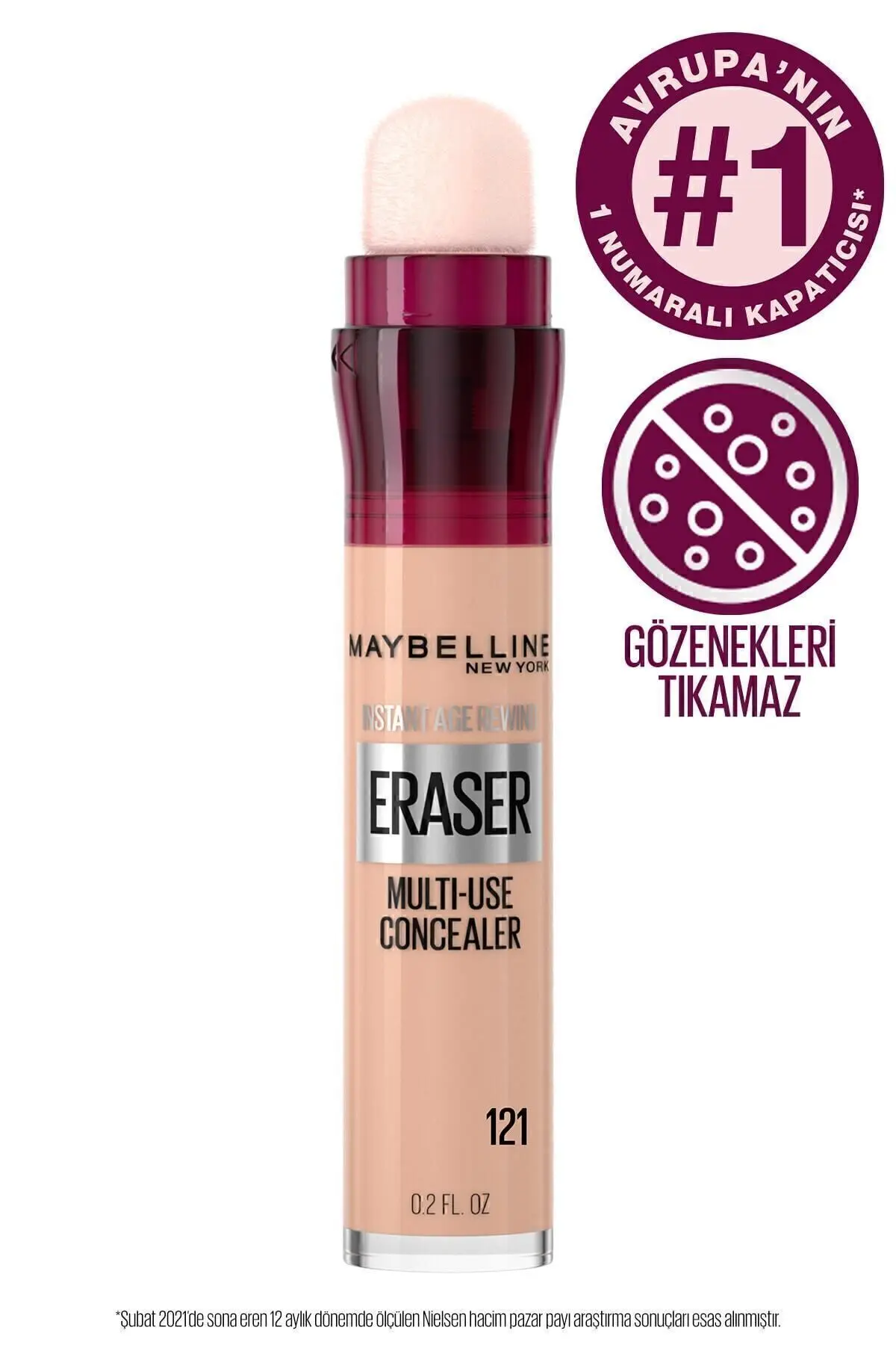 Kapatıcı - Instant Age Eraser Concealer 121 Light Honey 3600531561291