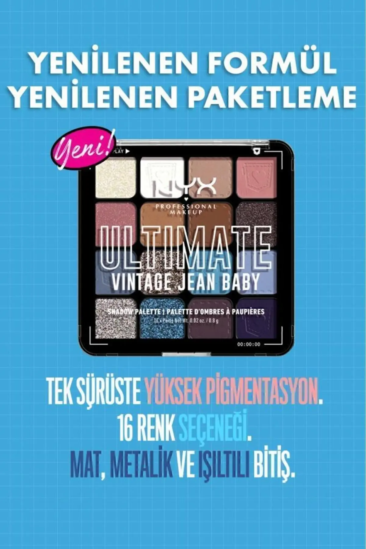 Ultimate Shadow Palette - Vintage Jean Baby Göz Farı Paleti